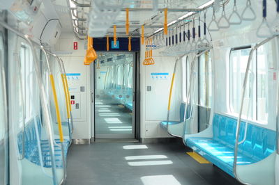 Interior of train