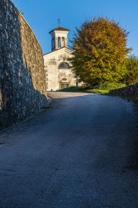 Autumn colors cover the cassacco castle. friuli. italy