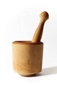 Close-up of tea against white background