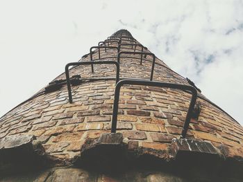 Low angle view of built structure against the sky