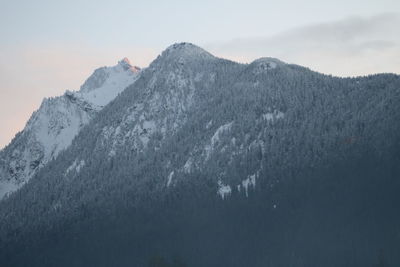 Snow-covered hills