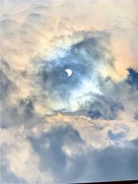 Low angle view of clouds in sky