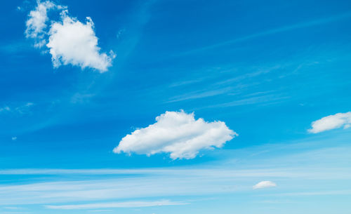 Low angle view of clouds in sky