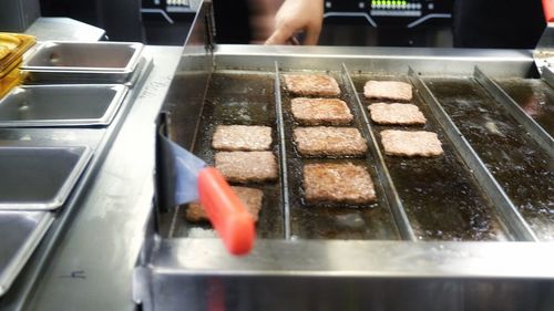 Man working in kitchen
