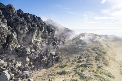 Avachinsky volcano, kamchatka peninsula, russia.
