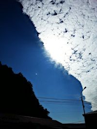 Low angle view of mountain against sky