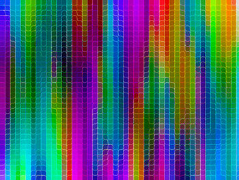 Full frame shot of multi colored wall
