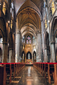 Interior of temple