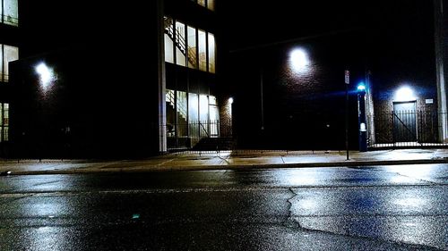 Illuminated lights in water