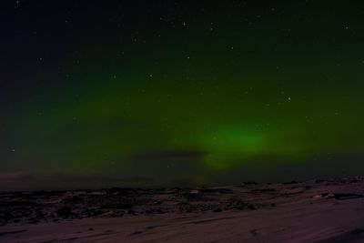 Low angle view of sky at night