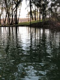 Scenic view of lake