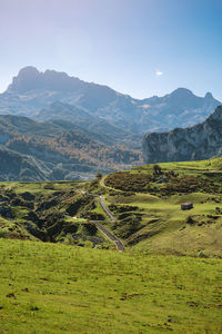 Scenic view of landscape against sky