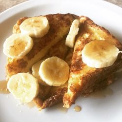 Close-up of meal served in plate