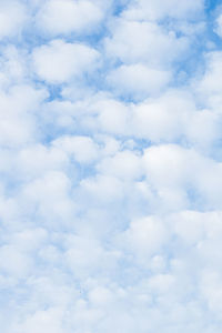 Low angle view of clouds in sky