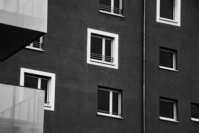 Low angle view of residential building