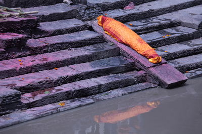 Umbrella on ground