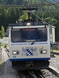 Train on railroad track