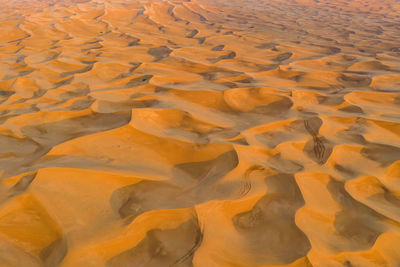 Full frame shot of sand dune