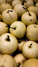 Full frame shot of pear