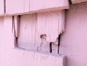 Close-up of weathered wall