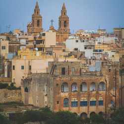 Buildings in city