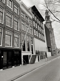 Low angle view of buildings against sky