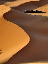 Scenic view of sandy beach