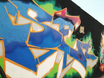 Close-up of multi colored umbrella