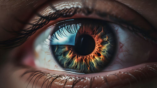 Close-up of human eye