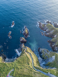 Aerial view of sea