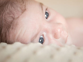 Close-up of baby boy