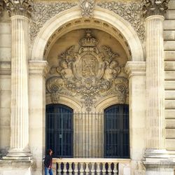 Facade of historical building