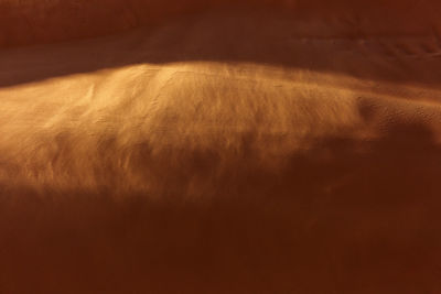 Full frame shot of orange table