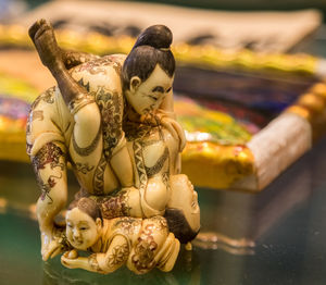 Close-up of buddha statue