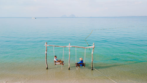 People on beach