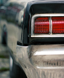 Close-up of vintage car