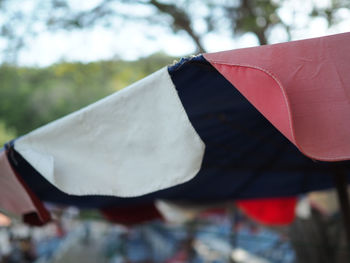 Low angle view of flag