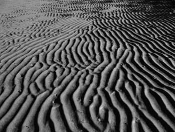 Full frame shot of sand at beach