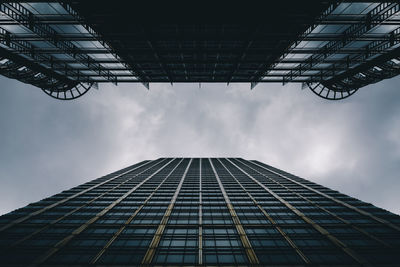 Low angle view of modern office building