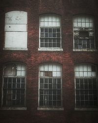 Windows of building