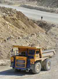 Truck on road