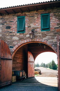 View of old building