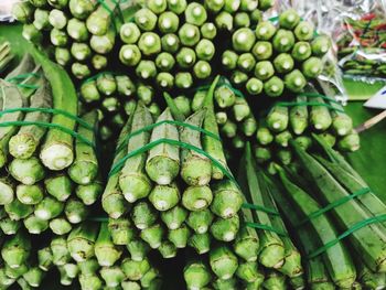 Full frame shot of fruits for sale in market