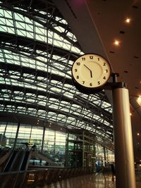 Low angle view of clock tower