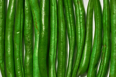 Full frame shot of green beans