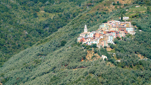 High angle view of townscape