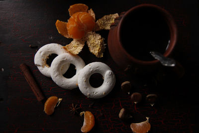 Close-up of cookies