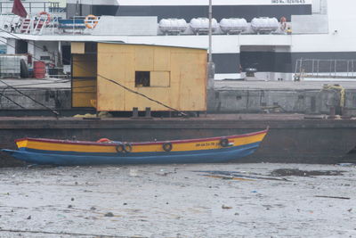 Boats in water