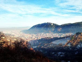 Scenic view of landscape against sky