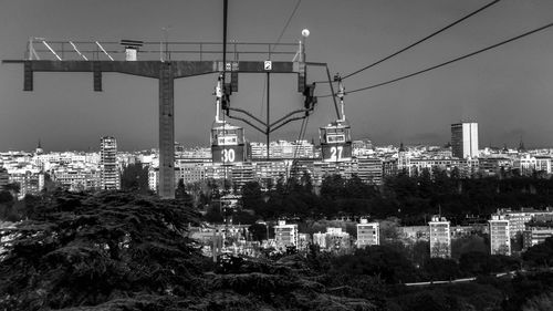 Scenic view of city against sky